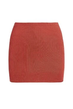 Cayman Skirt - Copper Wide Rib