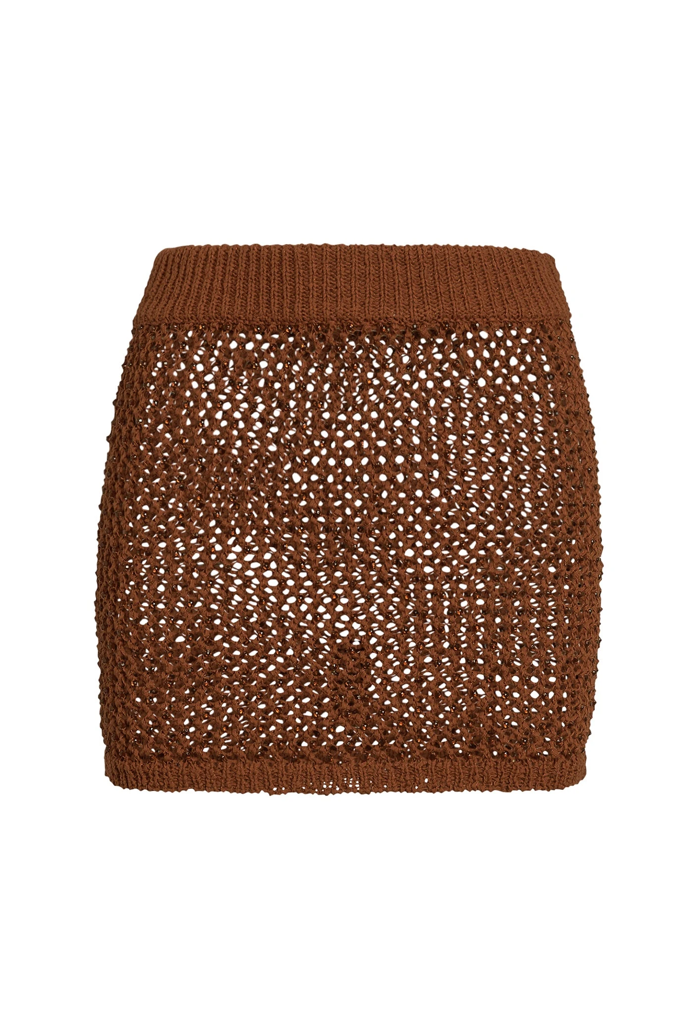 Venice Skirt - Bronze Diamond Crochet 1 Venice Skirt - Bronze Diamond Crochet
