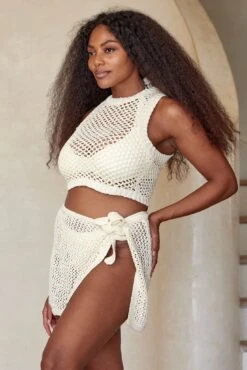 Key West Top - Ivory Petit Crochet 10 Key West Top - Ivory Petit Crochet -Sunny Tide Shop cas3