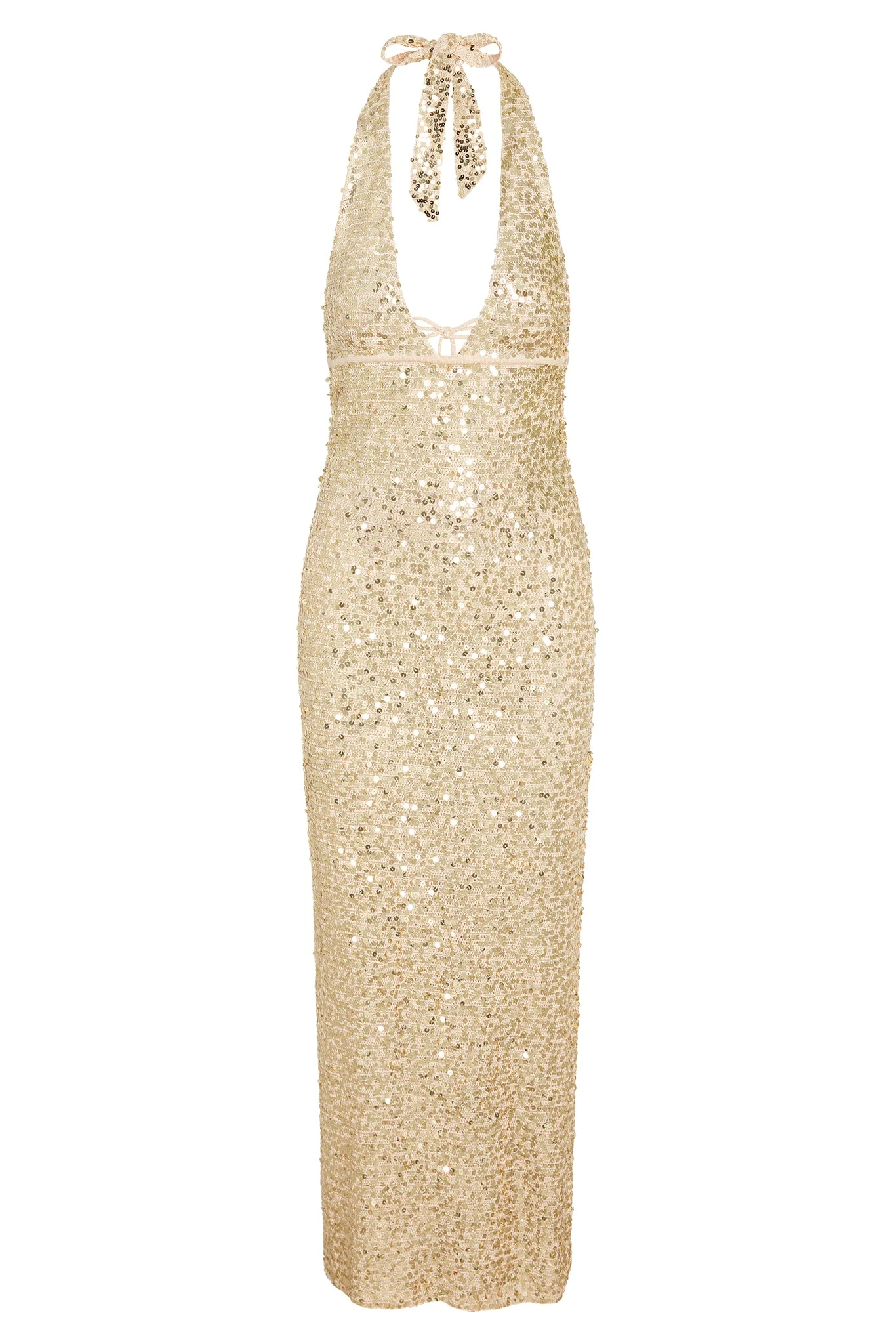 Catania Dress - Champagne Sequin 1 Catania Dress - Champagne Sequin