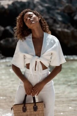 Hamptons Top - White 9 Hamptons Top - White -Sunny Tide Shop image 6fcfc8a6 cdaf 42b9 b58f 16e46b3c2468